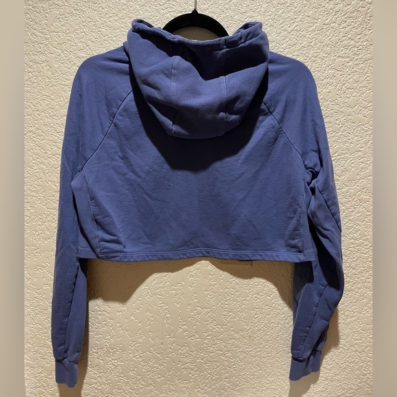Gymshark Cropped Hoodie Blue/Purple Color Size S - Picture 3 of 5